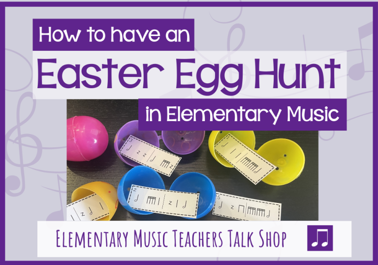 How to Have an Easter Egg Hunt in Music Class!