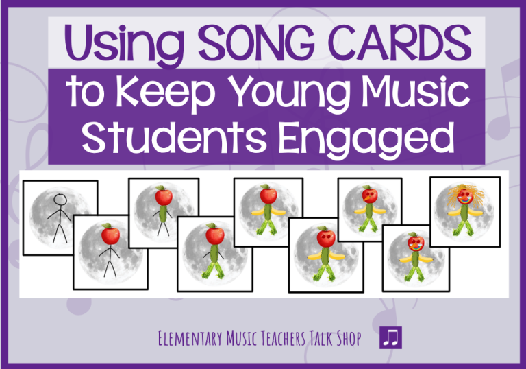 Using Song Cards to Keep Young Music Students Engaged